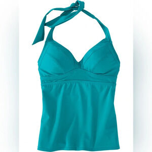 NWT Title Nine Set It And Forget It Halter Tankini Top UPF 50 Sz S
